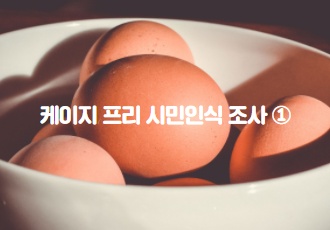 케이지프리 시민인식조사 ① 케이지프리 같은데 배터리 케이지 달걀, 헷갈리는 사육환경 표시 