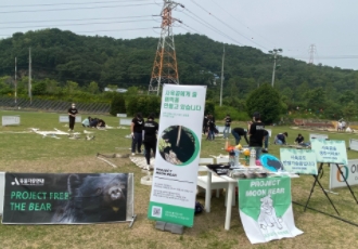 [사육곰]사육곰을 위한 작은 선물, 해먹 만들기