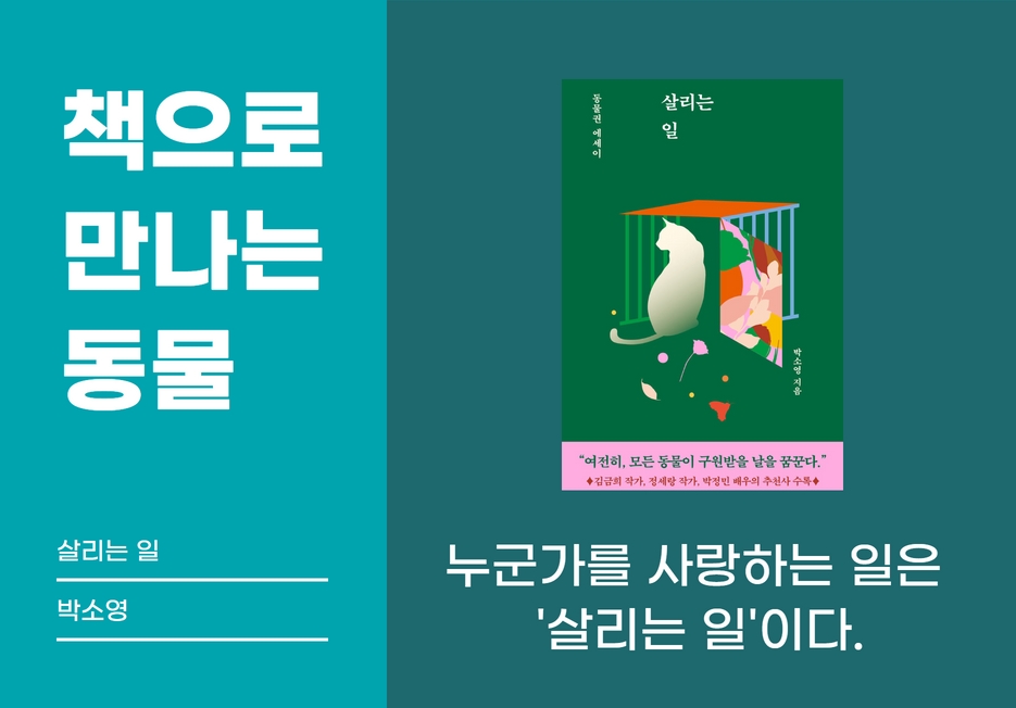 📖책으로 만나는 동물 <살리는 일>