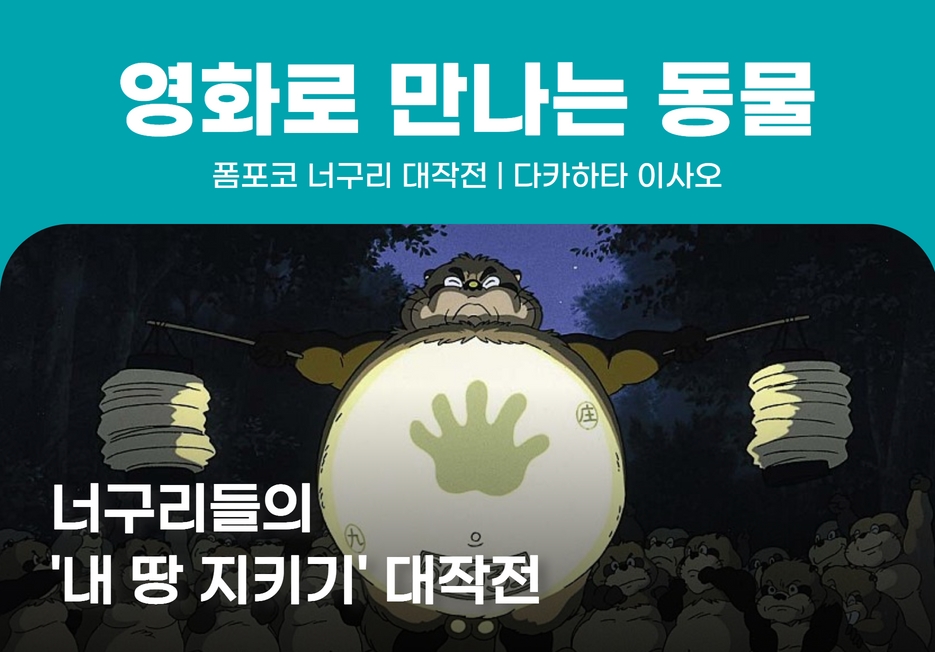 🎬영화로 만나는 동물 <폼포코 너구리 대작전>