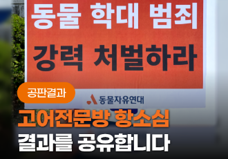 [공판결과] 고어전문방 항소심 결과를 공유합니다