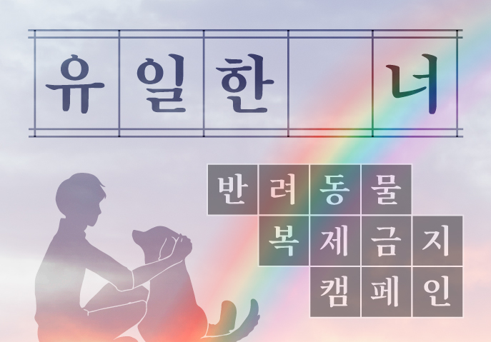 [반려동물 복제 금지 캠페인] 유일한 너